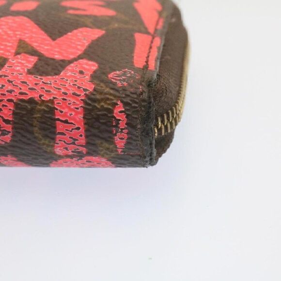 LOUIS VUITTON Monogram Graffiti Zippy Coin Purse Pink - Picture 7 of 12